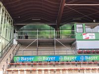 Ger&uuml;stbau bei Bayer04